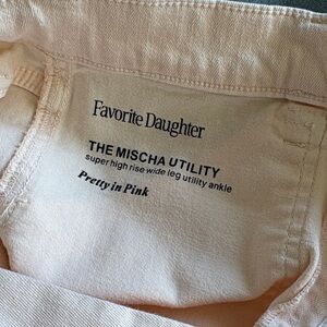 Favorite Daughter *Pink* Mischa Utility Jean Super High Rise